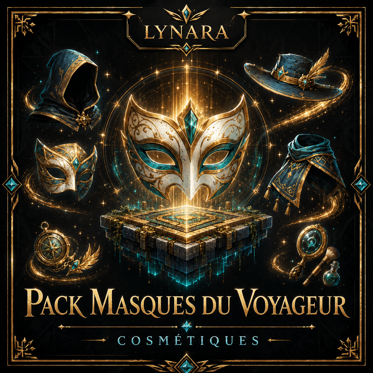 Pack Masques du Voyageur